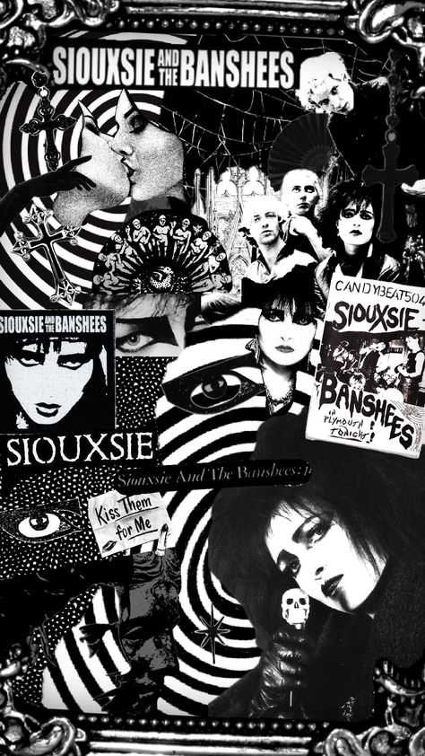 Siouxsie and the Banshees 🖤 #SiouxsieandtheBanshees #SiouxsieSioux #GothMusic #80sGoth Rock Collage, Siouxsie And The Banshees, 80s Goth, Siouxsie Sioux, Goth Bands, Goth Music, Punk Poster, Goth Subculture, Apple Wallpaper Iphone