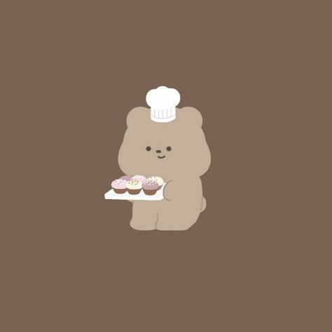 Aesthetic Baking, Cute Aesthetic, Cute Bear, Teddy Bear, Baking