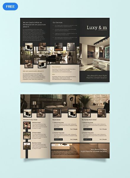 Brochure Design Layouts, Brochure Graphic, Hotel Business, Brochure Design Creative, Brochure Design Layout, Template Brochure, Trifold Brochure Design, Corporate Brochure Design, Graphic Design Brochure