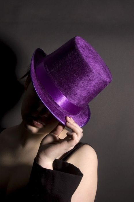 Purple | Porpora | Pourpre | Morado | Lilla | 紫 | Roxo | Colour | Texture | Pattern | Style | Form | top hat Purple Stuff, Winter Typ, Purple Hats, Purple Reign, No Rain, Purple Love, Love Hat, All Things Purple, Purple Top