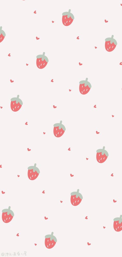 Strawberries Background Aesthetic, Strawberries Wallpaper Aesthetic, Cute Strawberry Wallpaper Kawaii, Kawaii Wallpaper Strawberry, Cute Minimalistic Wallpaper, Strawberries Aesthetic Wallpaper, Strawberry Icons Aesthetic, Cute Wallpaper Strawberry, Wallpaper Strawberry Aesthetic