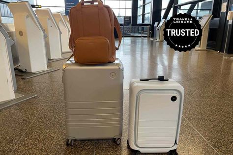 I’ve Tested Suitcases From Every Popular Luggage Brand — and Here’s Why Monos Is My Favorite Monos Luggage, Best Travel Tote, Flying With A Toddler, Best Laptop Backpack, Tumi Luggage, Family Beach Trip, Luggage Brands, Checked Luggage, Best Luggage