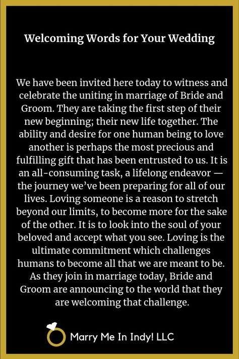 Wedding Welcome Script, Officiant Speech Wedding Script, Wedding Ceremony Quotes And Sayings, Wedding Ceremony Introduction Script, Welcoming Words For Wedding Ceremony, Officiating A Wedding Script, Ordained Minister Speech Wedding Script, Officiant Readings, Officiant Wedding Script