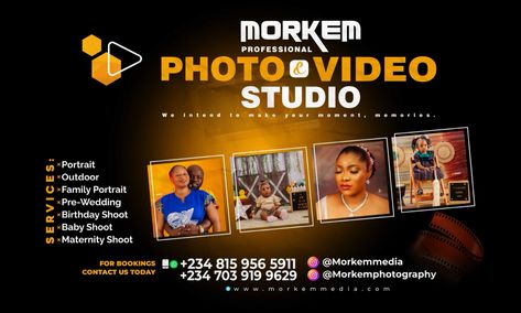 Creative flyer designs for #photography #videography #studio Photoshoot Promo Flyer, Photo Studio Flyer Design, Photographer Flyer Design, Photography Flyer Design Creative, Photography Advertising Poster, Photo Studio Banner Design, Creative Banner Design Ideas, Photography Banner Design, Studio Banner Design