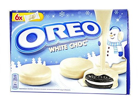 Fudge Oreo, Oreo Box, White Chocolate Covered Oreos, Traveling Snacks, White Fudge, Covered Oreo Cookies, White Chocolate Oreos, White Chocolate Fudge, Paper Squishy