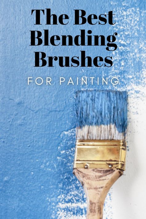 the best blending brushes for painting. how to choose the right brushes for you Painting Blending Techniques, Type Of Painting, Painting Blending, Brushes For Painting, Blending Techniques, Artist Tips, Oil Painting Techniques, Best Brushes, Blending Brush