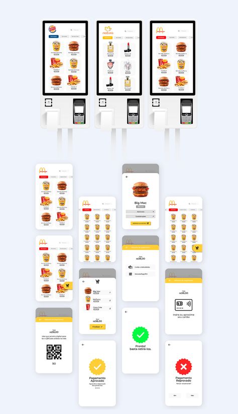 Kiosk App Design, Self Ordering Kiosk Design, Digital Kiosk Design, Kiosk Ui Design, Touchscreen Kiosk, Kiosk App, Kiosk Machine, Pizza Machine, Interactive Kiosks