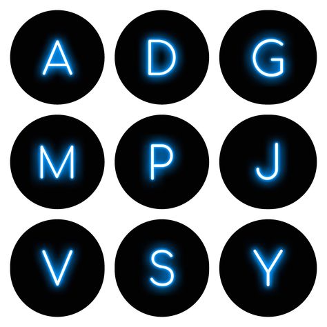 26 English alphabet Instagram highlight covers. Blue neon letters social media icons. #instagramhighlightstory #Food_Highlight_Instagram #Starbucks_Secret_Drinks #Food_Unhealthy #Healthy_Water_Recipes https://www.theworldaccordingtome.org/1947184_stunning-instagram-highlight-covers-icons-trendy-aesthetic-designs/?50-elegant-instagram-highlight-covers-in-canva-2023 Instagram Highlight Covers Alphabet, Cool Instagram Highlight Covers, Instagram Highlight Covers Letters, Instagram Highlight Covers Blue, Beauty Ecommerce, Instagram Highlights Covers, Ig Icons Highlights Aesthetic, Neon Letters, Icon Covers