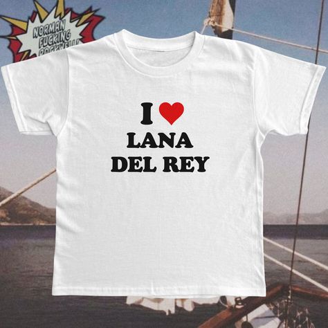 I Love Lana Del Rey Shirt, I Heart Lana Del Rey, Lana Del Rey T Shirt, I Love Lana Del Rey, Lana Concert, Love Lana Del Rey, Lana Del Rey Shirt, Y2k T Shirt, Summer Shopping