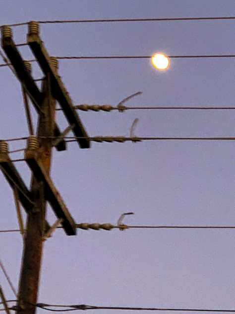 Powerline Aesthetic, Film Clips, Moon Pictures, Utility Pole, Photography