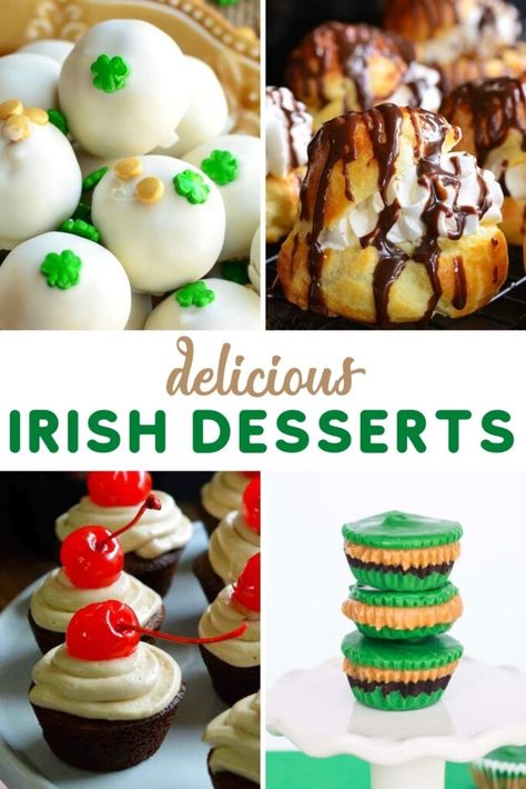 St Patrick Day Desserts, Irish Potato Candy Recipe, Irish Candy, Traditional Bread Pudding, Irish Desserts Traditional, Baileys Irish Cream Recipes, Cream Buns, Irish Cream Recipe, Irish Desserts