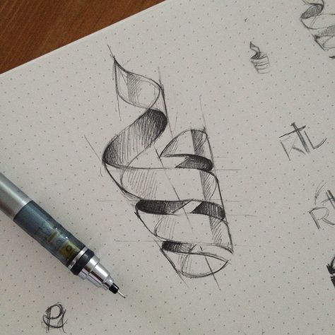 coffee-sketch by Eddie Lobanovskiy Coffee Sketch, Logo Sketch Design, Inspiration Logo Design, Logo Sketches, Geometric Drawing, Perspective Art, Soyut Sanat Tabloları, Logo Concept, 로고 디자인