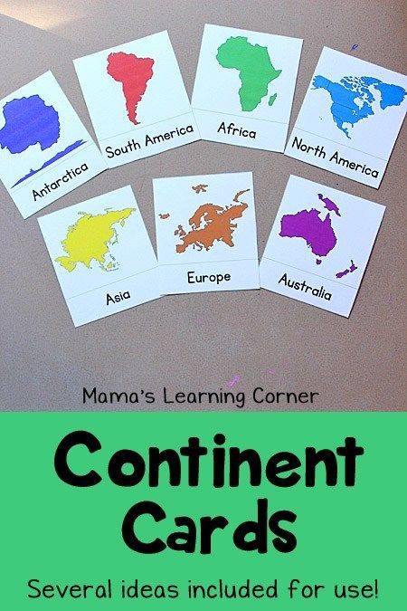 Learn the Continents: Free Printable! - Mamas Learning Corner Printable Maps Of The 7 Continents, Continent And Oceans Activities, 7 Continents Activities Free Printable, Continents Activities, Montessori Geography, Learning Corner, Geography For Kids, Geography Activities, The Continents