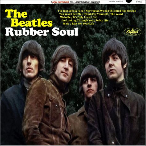 Rubber Soul, The Alternate American Albums, The Beatles Fan Made Album Covers, Beatles Rubber Soul, Early Beatles, Rubber Soul Beatles, Beatles Records, Beatles Girl, Rock Album Covers, Beatles Poster, Beatles Albums