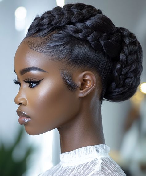 💁 Embrace Glamorous Braids Updo Hairstyle with Wedding Guest Braided Hairstyles Hairstyles Glamorous, Bride Braid, Braids Updo, Braid Updo, Formal Hair, Updo Hairstyle, Artist Quotes, Braided Hairstyles Updo, Braided Updo