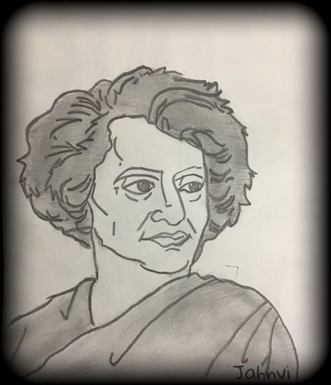 Indira Gandhi, Pencil Drawings, Female Sketch, Sketch, Male Sketch, Pencil, Drawings, Art