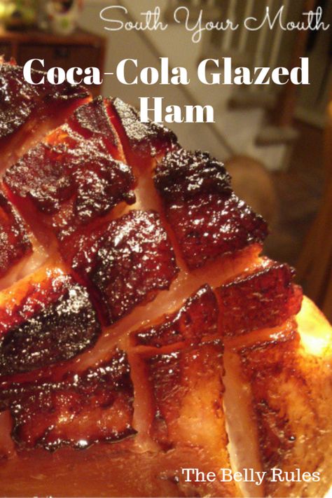 Coca-Cola Glazed Ham - My Recipe Magic #holiday #dinner #thanksgiving #ham #christmas Ham With Coke, Coke Ham, Coca Cola Ham, Coca Cola Recipes, Thanksgiving Ham, Cola Recipe, Ham Recipes Baked, Ham Glaze Recipe, Crockpot Ham