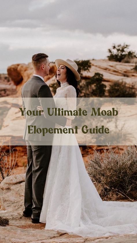 Moab Utah Wedding, Desert Wedding Colors, Moab Elopement, Moab Wedding, Elopement Desert, Utah Arches, Wedding Desert, How To Elope, Desert Elopement