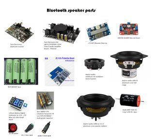 Diy Bluetooth Speaker Kit, Wiring Speakers, Homemade Speakers, Bluetooth Speaker Box, Bluetooth Speakers Diy, Diy Boombox, Small Bluetooth Speaker, Diy Bluetooth Speaker, Diy Subwoofer