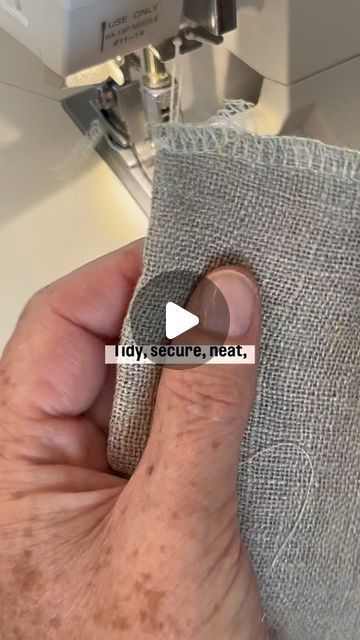 lot8 | Stratford-made sustainable linen and cotton goods by Kim on Instagram: "I’ll admit, securing serge tales is not my favourite task. I’m terrible at knotting them. I don’t want to use Fray Check because I’m a sustainable business. And using a straight stitch over top of them just feels like way too much work. I’ve seen other videos showing how to secure serge tails using the serger, but mine were often bunched and messy and I couldn’t figure out why. After much practice it’s all about the position of the needle. Have a watch and let me know your thoughts. What is your favourite method for securing serge tails?

#beginnerserging 
#securingsergetails
#makertomaker
#learnedthehardway" Serging Projects, Overlocker Tips, Serger Sewing Projects, Pet Sofa Cover, Serger Projects, Serger Stitches, Serger Tips, Too Much Work, Serger Sewing