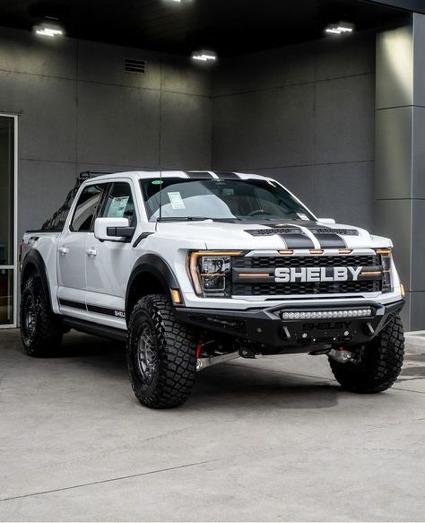 Ford Raptor Shelby, Shelby Raptor, Ford Trucks F150, Ford Ranger Raptor, Future Trucks, Custom Pickup Trucks, Ford Shelby, Ford Raptor, Dodge Trucks