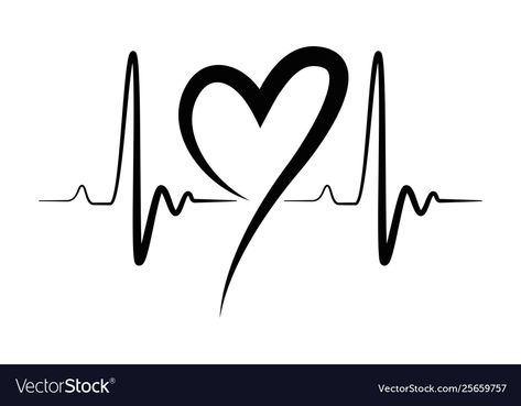 Hart Tattoo, Heartbeat Tattoo Design, Symbols Tattoos, Free Photoshop Text, Heart Bit, Atlas Tattoo, Tiny Tattoos For Women, Heartbeat Tattoo, Simple Tattoos For Guys