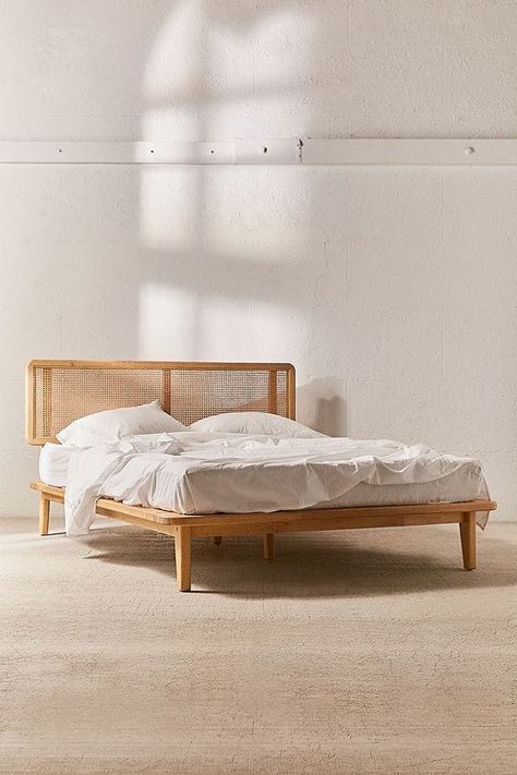 Budget Urban Outfitters Products That Look High End | Apartment Therapy Platform Bed Designs, King Size Platform Bed, Diy Platform Bed, King Platform Bed, Full Bed Frame, Bed Design Modern, Platform Bed With Storage, King Size Bed Frame, Queen Size Bed Frames