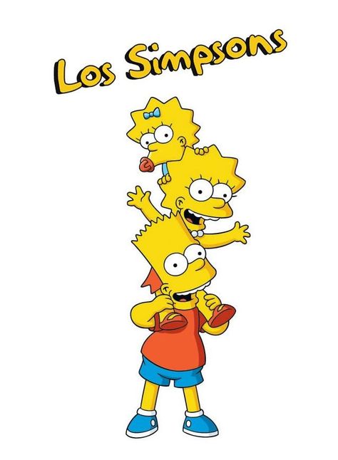 Simpson Tattoo, Bart And Lisa Simpson, Simpsons Tattoo, Maggie Simpson, Simpsons Art, Matt Groening, Family Drawing, The Simpson, The Simpsons