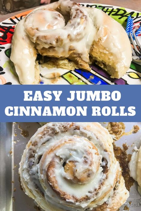 Large Cinnamon Roll Recipe, Huge Cinnamon Rolls Recipe, Large Cinnamon Rolls Homemade, Jumbo Cinnamon Rolls Homemade, Giant Cinnamon Rolls Homemade, Bread Braids, Jumbo Cinnamon Rolls, Cinn Rolls, Giant Cinnamon Rolls