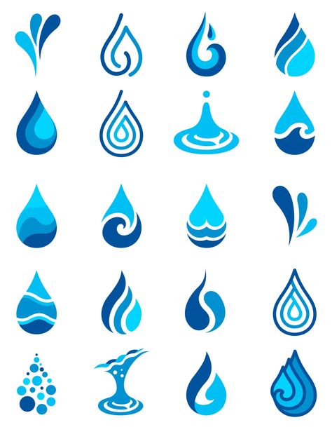 Water Symbol, Water Icon, Logo Sketches, Desain Buklet, Logo Design Inspiration Creative, Water Logo, Seni Dan Kraf, 판타지 아트, 로고 디자인