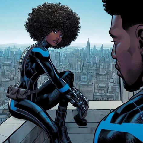 Black Women Superheroes, Black Superhero Costume, Black Comics Character Design, Black Comic Book Characters, Black Female Super Heroes, Black Woman Superhero, Black Female Superhero, Black Ocs, Luke Cage Marvel