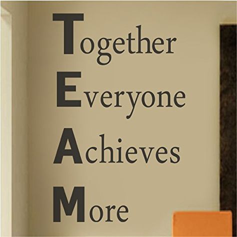 Spread encouragement and positive messages with sports wall quotes. Choose from an assortment of popular sayings heard in sports. Employee Quotes, Team Quotes, Vinyl Wall Lettering, Teamwork Quotes, Work Motivation, Sport Quotes, Sports Quotes, Break Room, Leadership Quotes