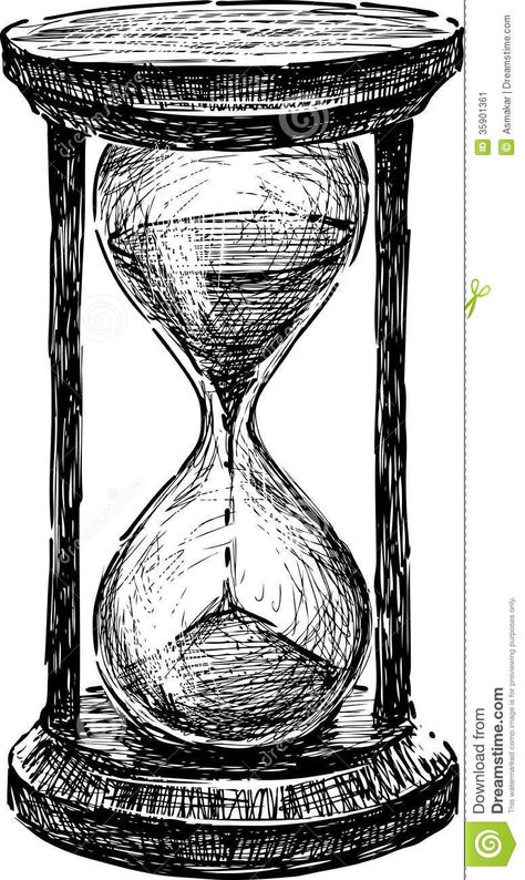 Illustration about Vector sketch of an old hourglass. Illustration of hourglass, white, ancient - 35901361 Hourglass Drawing, Clock Drawings, معرض فني, Hourglass Tattoo, Pen Art Drawings, Drawing Faces, Soyut Sanat Tabloları, Architecture Drawing Art, Vector Sketch