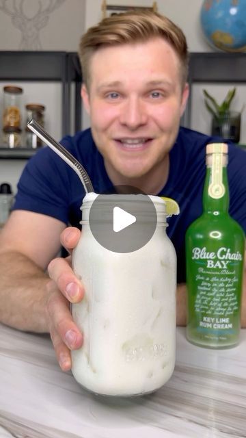 Timthetank on Instagram: "3 Ingredient Boozy Brazilian Lemonade! The secret ingredient: Blue Chair Bay Key Lime Rum Cream!
.
.
.
#bluechairbay #bluechairbayrum #rum #brazilianlemonade #drinks" Blue Chair Bay Rum Recipes Key Lime, Blue Chair Bay Key Lime Rum Recipes, Key Lime Rum Cream Drinks, Key Lime Pie Martini, Key Lime Rum Cream, Brazilian Lemonade, Rum Cream, Rum Recipes, Bay Rum