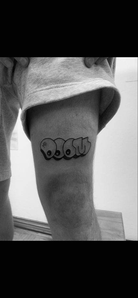 Mf Doom Tatoos, Rap Tatoos Ideas, Slowthai Tattoo, Westside Gunn Tattoo, Quasimoto Tattoos, Music Album Tattoo, Mf Doom Tattoo Ideas, Rap Inspired Tattoos, Mf Doom Tattoo Design