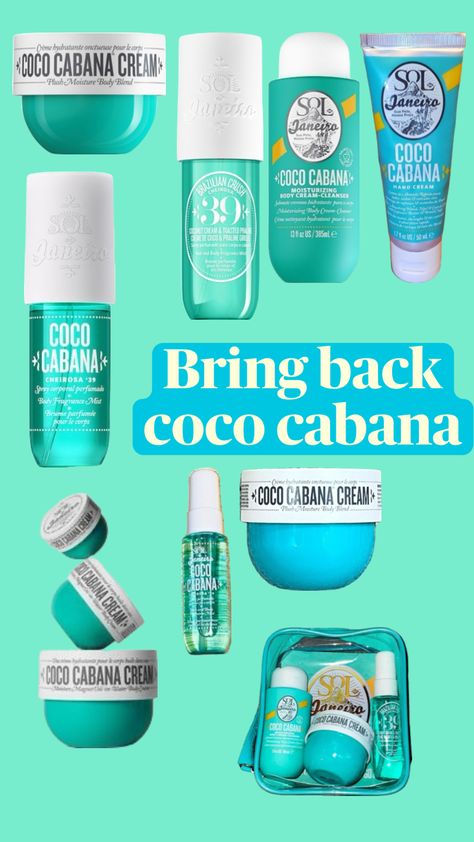 BRING BACK COCO CABANA 🥥@soljaneiroshop Profumo Victoria Secret, Coco Cabana, Sephora Skin Care, Bring It Back, Pretty Skin Care, Perfume Lover, Skin Care Items, Pretty Skin, Bath And Body Care