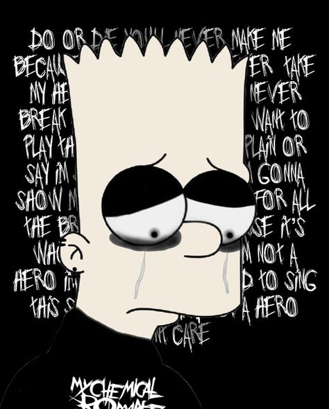 Sad Bart Simpson emo edit pfp Emo Anime Pfp Cringe, Cringe Emo Pfp, Emo Bart Simpson Pfp, Emo Bart Simpson, Bart Simpson Pfp, Emo Spongebob, Cringe Pfp, Emo Cartoon, Emo Cartoons