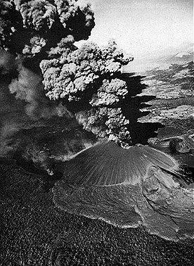 Cerro Negro, Nicaragua | Volcano World | Oregon State University -- Cerro Negro is the most recent basaltic cinder cone to form in the western hemisphere. The most recent eruption was in May-August 1995. The 1968 eruption is shown in the above U.S. Geological Survey photograph. The cinder cone was 750 feet (230 m) tall at that time. Note that the cone rests on older lava flows. Most eruptions at Cerro Negro produce both pyroclastic material and lava flows. Seventh Seal, Mt St Helens, Mount St Helens, Saint Helens, Volcanic Eruption, Active Volcano, Today In History, St Helens, Oregon Coast