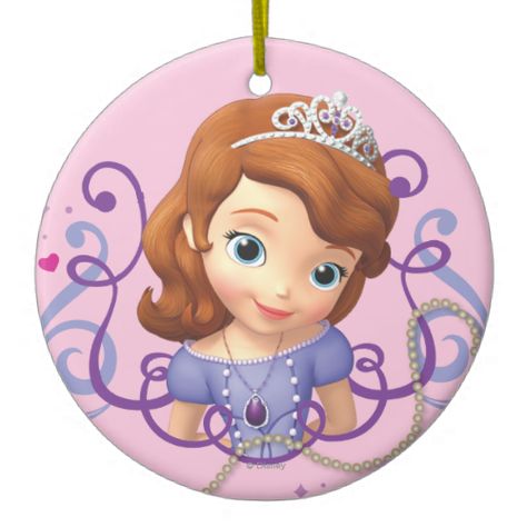 Sofia Christmas Ornaments Princess Ornaments, Disney Princess Christmas, Disney Princess Ornaments, Winter Princess, Disney Princess Ariel, Sofia The First, Disney Favorites, Create Your Own Invitations, First Christmas Ornament