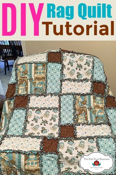 Rag Quilting, Flannel Rag Quilts, Rag Quilt Tutorial, Rag Quilt Patterns, Baby Rag Quilts, Quilt Care, Quilt Binding, Traditional Quilts, Diy Quilt