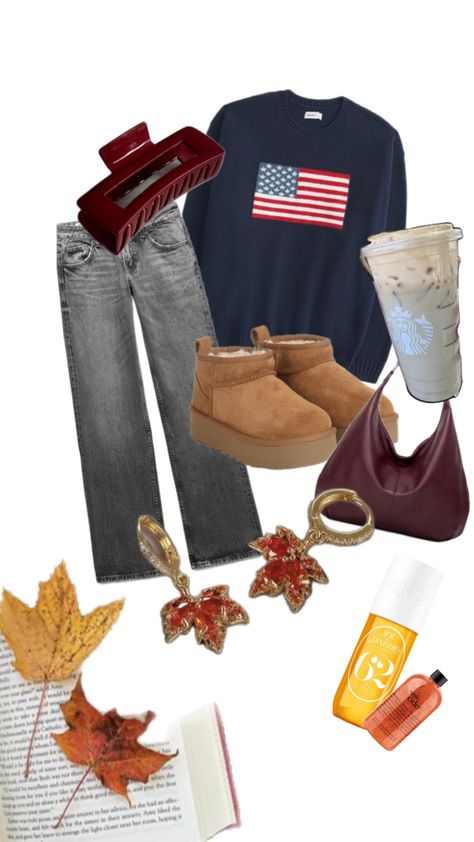 #girly #fall #autumn #Rory Gilmore #it girl outfit #outfit #collage #American flag outfit! Fall Girl Outfits, Outfit Collages, Fall Girl, Outfit For Fall, Outfit Collage, Minimalist Wardrobe, Cozy Outfit, Girl Falling, Cozy Fall