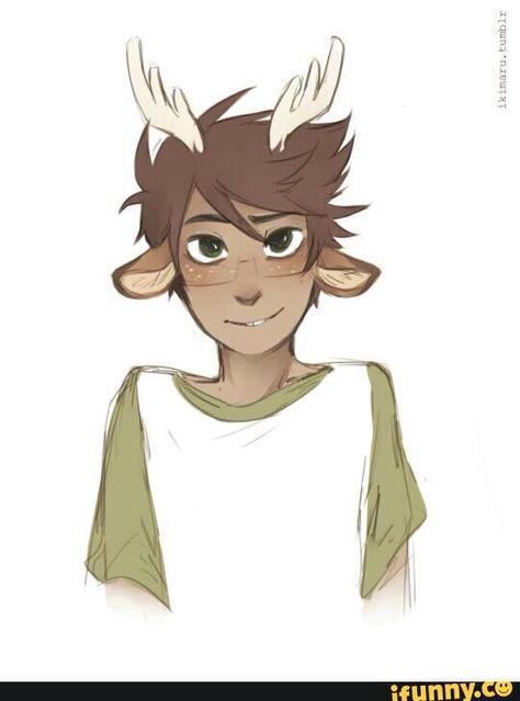 Human Deer Character Design, Deer Oc Human, Deer Hybrid Human, Deer Oc, Antlers Drawing, Lights Over The City, Expressions Drawing, Male Ocs, Mythical Creature Art