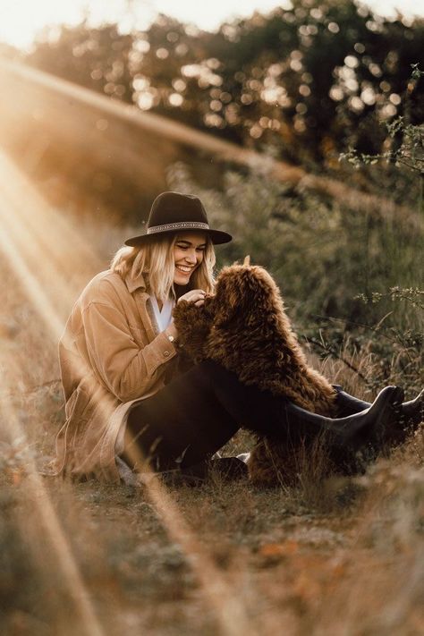 Fall Dog Photos, Dog Owner Photoshoot, Dog Family Pictures, Family Dog Photos, Pet Photography Poses, Dog Photoshoot Pet Photography, Dog Photography Poses, Pumpkin Patch Pictures, Person Photography