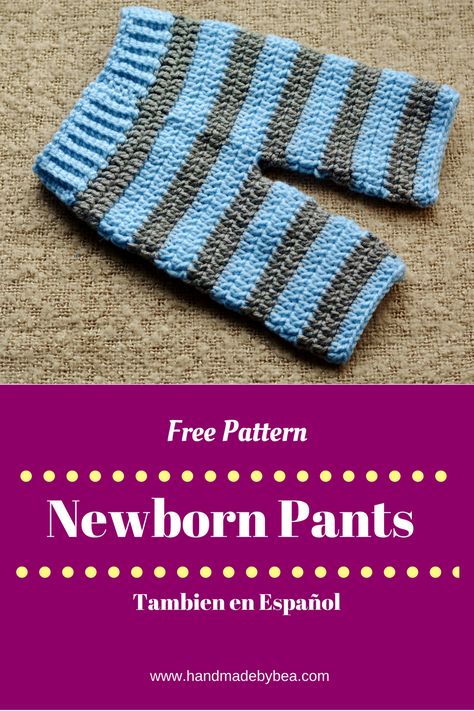 Crochet newborn pants free pattern Pants Free Pattern, Pants Pattern Free, Crochet Baby Pants, Baby Pants Pattern, Newborn Crochet Patterns, Crochet Pants, Beginners Crochet, Crochet Baby Boy, Haken Baby