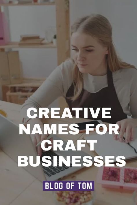 Looking for the perfect name for your craft business? Look no further! We've curated a collection of creative craft business names that will spark your imagination and help you find the ideal name for your venture. Say goodbye to confusion and hello to inspiration with our handpicked list of unique and catchy names. Get ready to take your craft business to new heights with a name that truly reflects your creativity and passion. Explore our suggestions now! Craft Business Names, Cute Business Names, Catchy Business Name Ideas, Craft Business Plan, Starting A Craft Business, Brand Name Ideas, Unique Business Names, Shop Name Ideas, Startup Branding