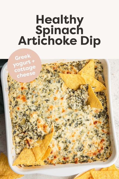 Spinach Dip Cottage Cheese, Cottage Cheese Spinach Dip, Cottage Cheese Spinach, Baked Cottage Cheese, Cheese Spinach Dip, Cheese Chip Dip, Healthy Spinach Artichoke Dip, Spinach Cheese Dip, Avocado Mayo