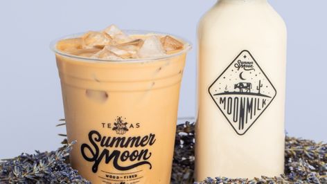 Summer Moon Coffee Moon Milk Recipe, Summer Coffee Drinks, Moon Milk Recipe, Reading Summer, Coffee Summer, Summer Moon, Moon Milk, Drink Names, Summertime Drinks