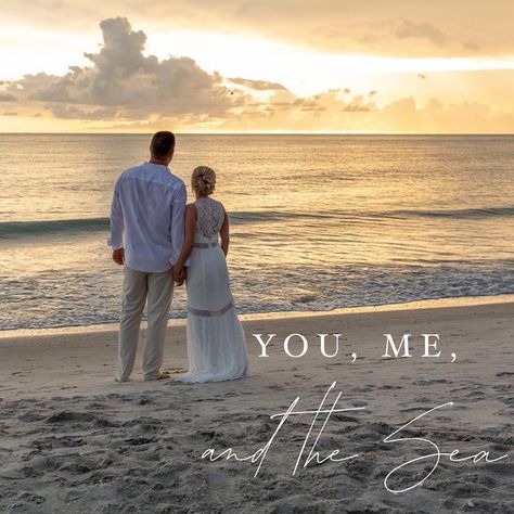 Best Beach Wedding Locations, Beach Wedding Pics, Wedding Anniversary Pictures, Small Beach Weddings, Sunset Beach Weddings, Couple Beach Pictures, Beach Wedding Locations, Beach Wedding Ceremony, Casual Beach Wedding