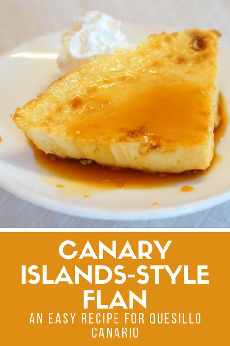 Need a traditional Spanish dessert to sweeten up your next tapas party? Try quesillo canario, or Canarian-style flan! This authentic recipe is easy to make at home, and a great way to bring the flavors of the Canary Islands to your table. Authentic Recipes From Spain, Spanish Flan Recipe, Spanish Folklore, Spanish Flan, Spanish Dessert, Authentic Spanish Recipes, Desserts Around The World, Tapas Party, Spanish Desserts