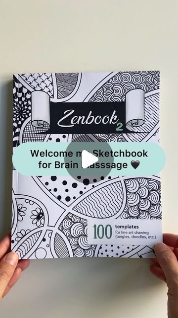 Brain Massage ✨ Line Art Therapy on Instagram: "My dear people, I’m thrilled to present you my new creative project - Zenbook 2. 

This is a smart sketchbook for meditative line art fans than includes:
🌿 100 abstract templates for drawing doodles, tangles, etc.
🌿 100 doodle patterns for your inspiration
🌿 some blank space for your own pattern collection and notes
🌿 single-sided pages with black back side to prevent bleed-through.

Zenbook 2 was designed by me to empower your creativity and inspire you to try Zenart - this relaxing and so satisfying technique of drawing that unites us all here. 

Happy Brain Massage! 🤩🫶

💌 Link to Zenbook 2 can be found in my bio.

#zenart #arttherapy #meditativeart #doodleart #doodle #zentangle #zentangleart #zentanglepattern #doodlepattern #zentang Templates For Drawing, Brain Massage, Happy Brain, Drawing Doodles, Abstract Template, So Satisfying, Pattern Collection, Blank Space, Zen Art